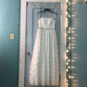 white homecoming/prom/maxi dress!